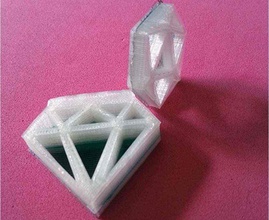 ciondolo diamanti pinshape disegno 3d 3d print model - Mito3D