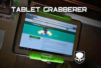 counter tablet grabberer - super solid & simple work pinshape 3d-design 3d print model - Mito3D