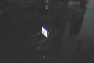 sd card holder - deskworthy design pinshape 3d-design 3d print model - Mito3D