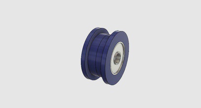 624 6mm belt pulley pinshape 3d-design 3d print model - Mito3D