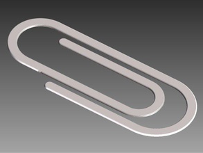 clip carta pinshape disegno 3d 3d print model - Mito3D