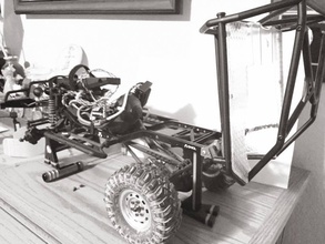 axial honcho flip corpo monte pinshape rc caminhão scaler scx 10 3d print model - Mito3D