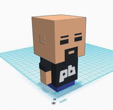 blockhead brook pinshape 3d-design 3d print model - Mito3D