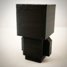 blockhead blank 1 pinshape 3d-design 3d print model - Mito3D
