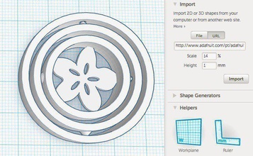 adafruit cardan pinshape 3d design 3d print model - Mito3D