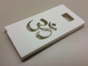 note 5 om case pinshape 3d-design note-5 phone-case 3d print model - Mito3D
