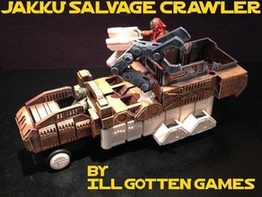 jakku salvage crawler pinshape kids ill-gotten-games littlebits little-bits vehicle star-wars toys-and-games action-figure starwars 3d print model - Mito3D