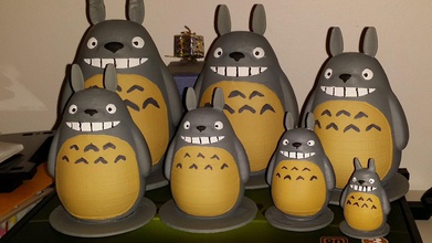 totoro friends reworked pinshape print-and-share madesolid-prints-contest toys miniatures manga 3d print model - Mito3D