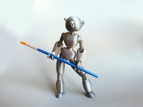 robot articulé pinshape Conception 3d 3d print model - Mito3D