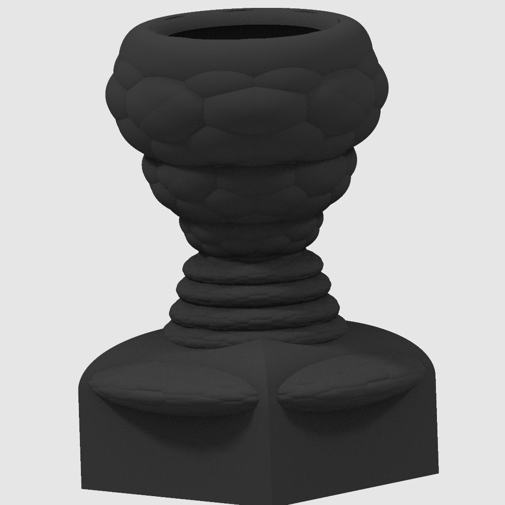 alien Becher pinshape 3d design 3D print model - Mito3D