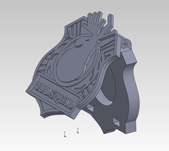 estranho esquadrão telefone emblema pinshape 3d design 3d print model - Mito3D