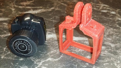 y2000 mini camera gopro holder pinshape dji-phantom camera-holder 3d print model - Mito3D