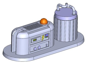 terreno combustible energía célula pod pinshape Diseño 3d 3d print model - Mito3D