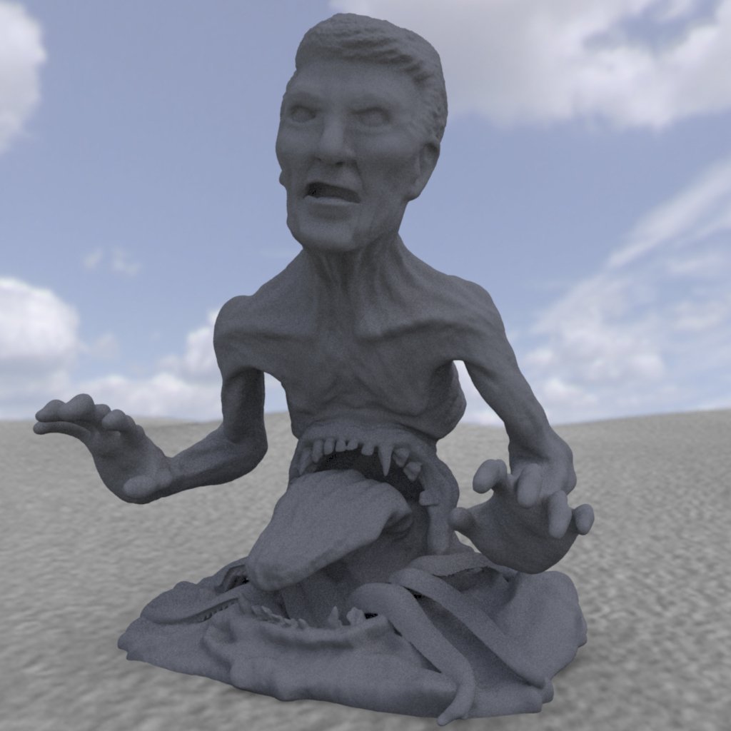 ron reagan statue pinshape -toy -weird action-figure 3D print model - Mito3D