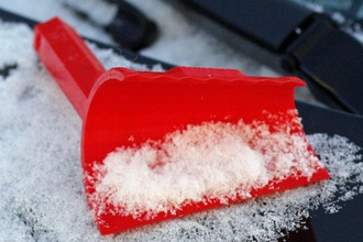 arado nieve raspador hielo pinshape frío conducción vehículo época invierno 3d print model - Mito3D