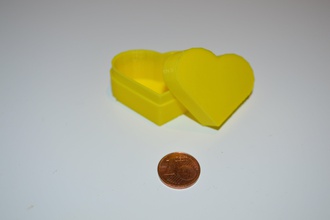 forma corazón tapa caja pinshape contenedor cariño dulces san valentín día regalos cuadro 3d print model - Mito3D