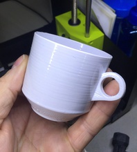 simple grandma tea cup pinshape coffee container 3d print model - Mito3D