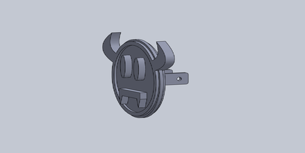 power point decorations plug pinshape emoji cute danger supply cover plugs 3d print model - Mito3D