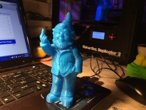 rude gnome pinshape 3d design 3d print model - Mito3D