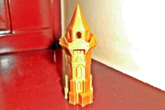 wizard tower pinshape 3d design 3d print model - Mito3D