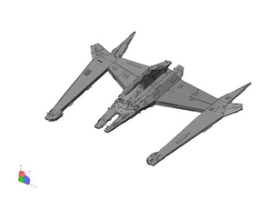 spaceship-2 pinshape 3d-design 3d print model - Mito3D