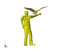 uccello pinshape disegno 3d 3d print model - Mito3D