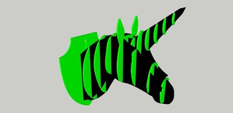 unicorn pinshape 3d tasarım 3d print model - Mito3D