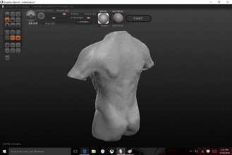 corpo maschile pinshape disegno 3d 3d print model - Mito3D