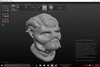 alien head pinshape 3d-design 3d print model - Mito3D