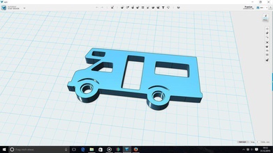 van puzzel pinshape Conception 3d 3d print model - Mito3D