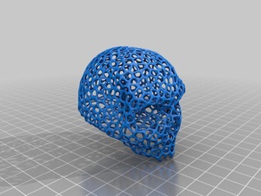 voronoi cráneo pinshape Diseño 3d 3d print model - Mito3D