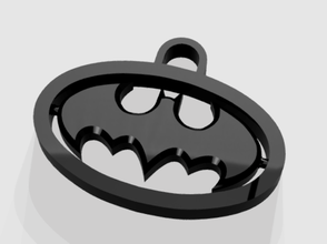 rotary batman keychain pinshape batman-v-superman-design-contest 3d print model - Mito3D