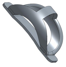 parametric finger Klammer pinshape 3d print model - Mito3D