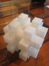 cage billes puzzle pinshape cadeau bricolage morceaux 40 verrouillage box 3d print model - Mito3D