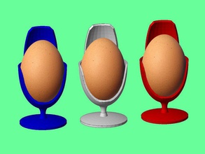 eggs chair pinshape 3d-design 3d print model - Mito3D