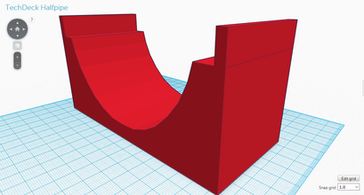 mini kaykay takla techdeck pinshape shred Skate Park 3d print model - Mito3D
