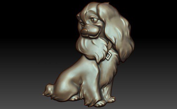 chien pinshape 3d print model - Mito3D