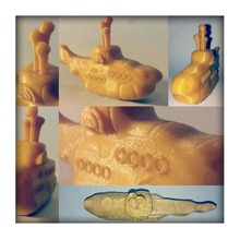 submarino amarelo pinshape beatles 3d print model - Mito3D