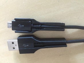 samsung s6 cable protector pinshape 3d-design 3d print model - Mito3D