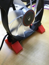 120mm fan stand pinshape 3d-design 3d print model - Mito3D