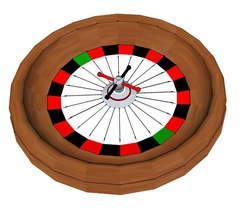 casino roulette pinshape 3d-design 3d print model - Mito3D