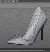 woman shoe v2 - pigalle pinshape 3d-design 3d print model - Mito3D