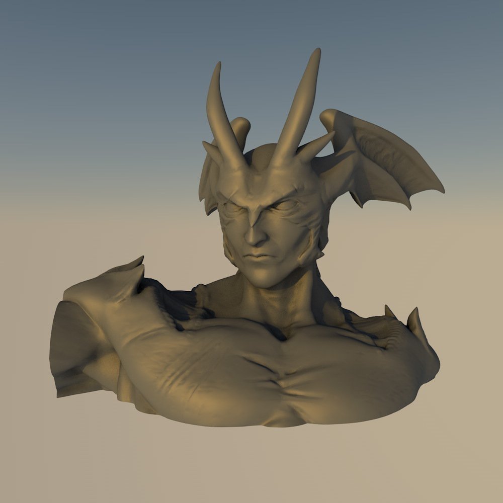 devilman pinshape 3d design 3D print model - Mito3D