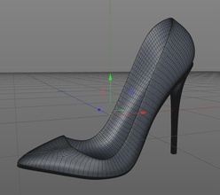 high heels Schuhe veraltete v3 pinshape 3d design 3d print model - Mito3D