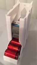 18650 19350 batería almacenamiento dispensadores pinshape Diseño 3d 3d print model - Mito3D