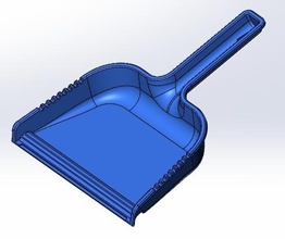 dust pan pinshape 3d print model - Mito3D