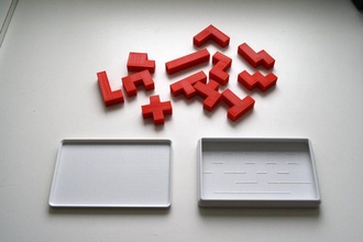 pentomino puzzle pinshape Rätsel 3d print model - Mito3D