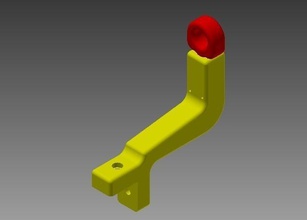 filament guide pinshape delta l'imprimante 3d kossel mini 3d print model - Mito3D