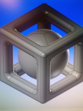 bola caixa pinshape 3d print model - Mito3D