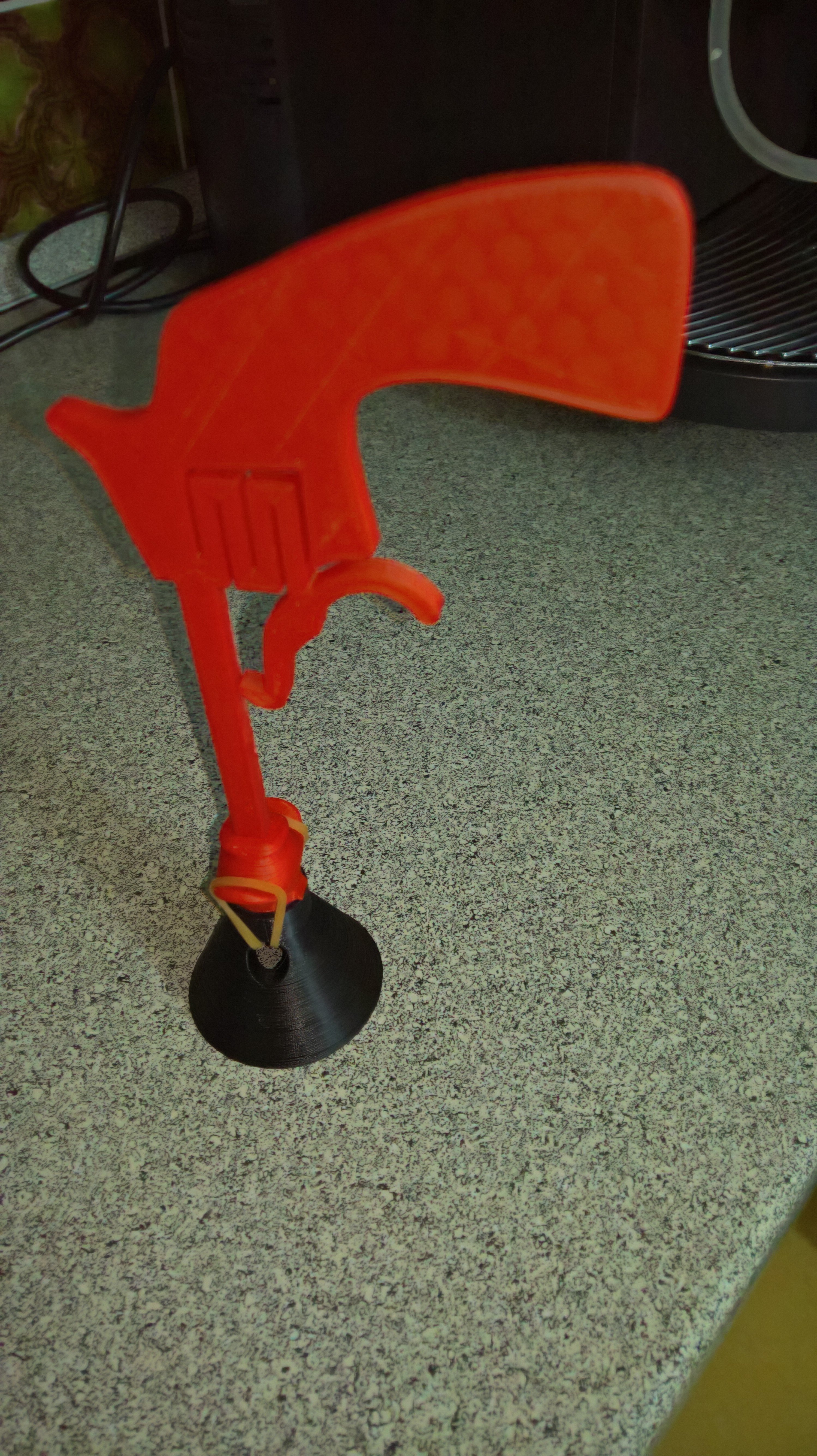 egg gun pinshape kitchen tool 3D print model - Mito3D